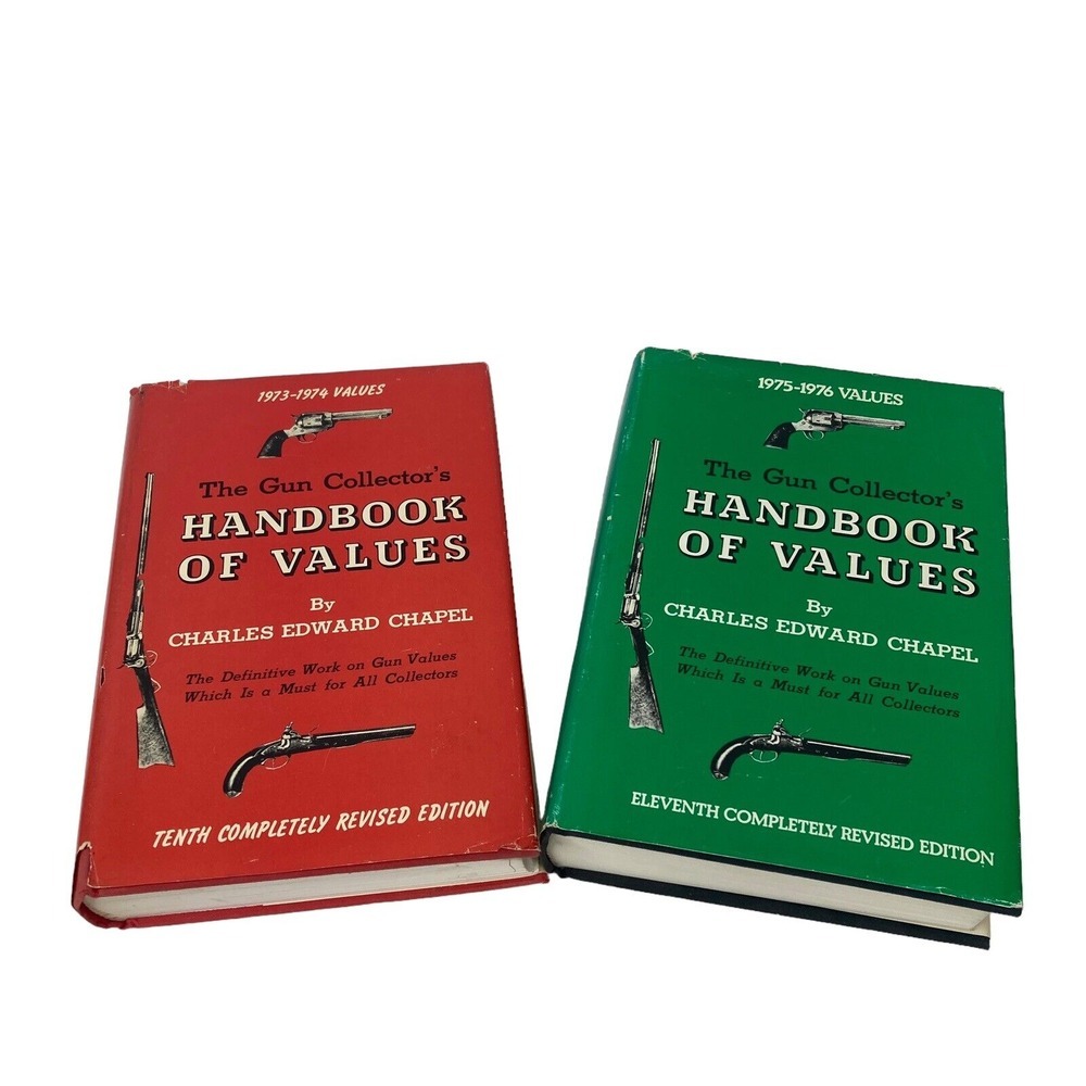 2 Gun‎ Collector's Handbook Of Values Charles Edward Chapel 73-74 and 75-76 Book